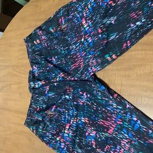 These joggers are multicolored